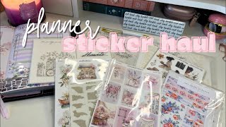 Planner Sticker Haul April 2024