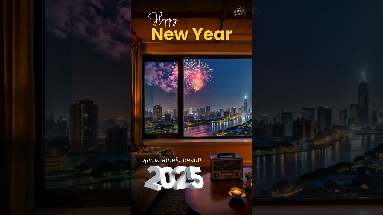 สวัสดีปีใหม่ 2025 สุขกาย สบายใจ ตลอดปี