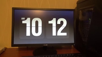 Turn your  MAC / WINDOWS Device  Into a Retro  Flip Clock