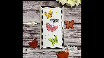Unity Quick Tip: Easy 2 Step Stamped Butterfly Cards
