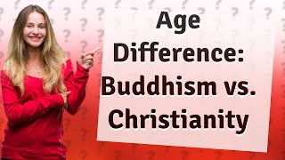 Is Buddhism older than Christianity?