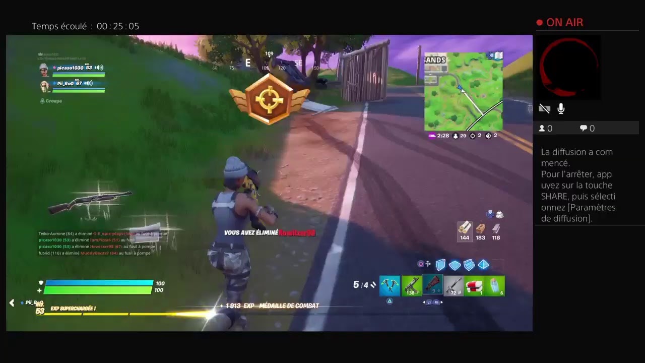 Go rush du solo sur FORTNITE+ présentation - YouTube