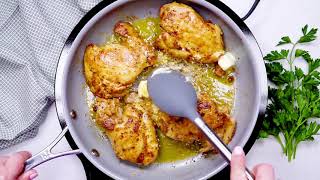 JUICY STOVE TOP CHICKEN THIGHS