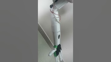 Prosthetic Arm Prototype Demonstration - 3D Printed - Controlled By Foot