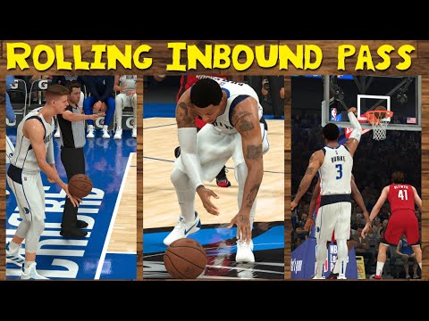 How do you roll the ball on inbound in 2K22 - YouTube