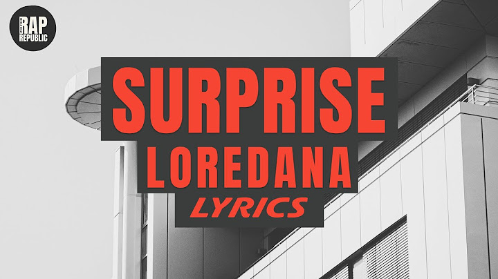 Loredana - SURPRISE (Lyric Video)
