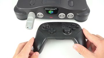 RetroScaler Blueretro Adatper (1 to 1) for N64 - Wireless Game Controllers Connection Operation Demo