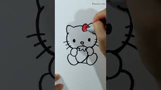 Hello Kitty drawing #shorts