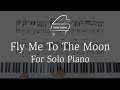 [Jazz Piano Sheet]Fly Me To The Moon For Solo Piano 재즈피아노 스윙 악보(악보집 수록곡)