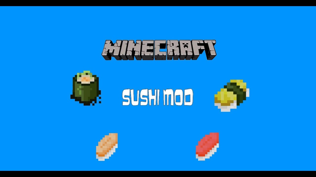 Minecraft Sushi Mod Spotlight - YouTube