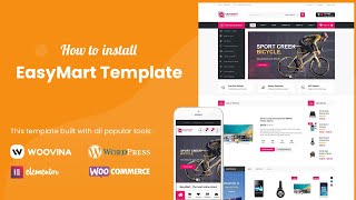 How to install EasyMart - Multipurpose Ecommerce Website Template
