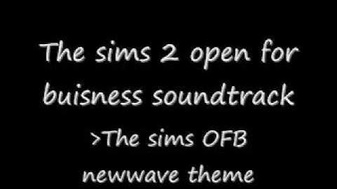 The sims 2 open for buisness new wave theme
