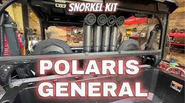 SuperATV Snorkel Kit on Polaris General XP1000