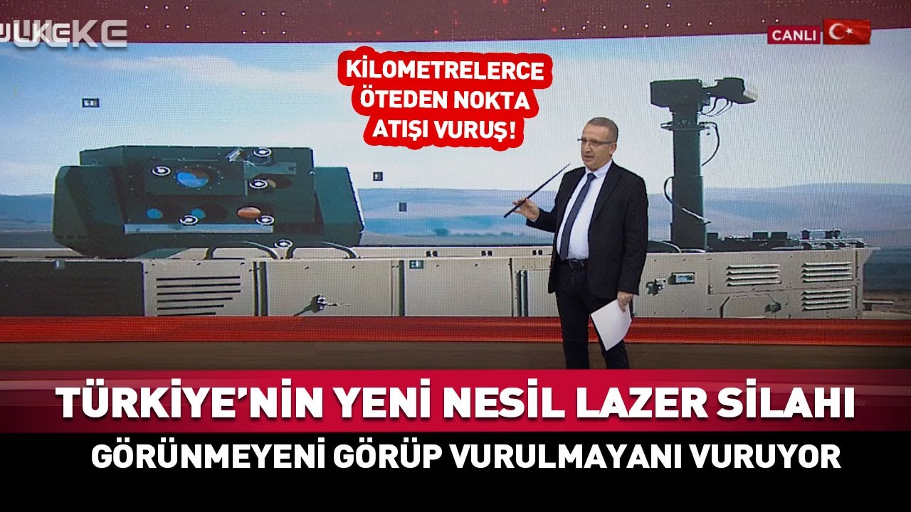 Türkiye’nin Yeni Nesil 'Lazer' Silahı! Görünmeyeni Görecek Vurulmayanı Vuracak #haber