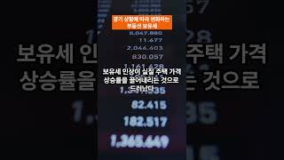 국민 71% “부동산 세금 부담된다”