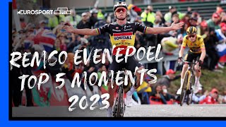 🇧🇪 Remco Evenepoel's Top 5 Moments From 2023 🤩