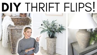 DIY THRIFT FLIPS || EASY HIGH END HOME DECOR TRANSFORMATIONS || BUDGET HOME DECOR