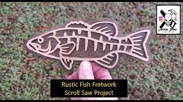 Rustic Fretwork Fish With Multiple Uses, Scroll Saw Project