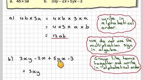 Multiplying and collecting like terms together