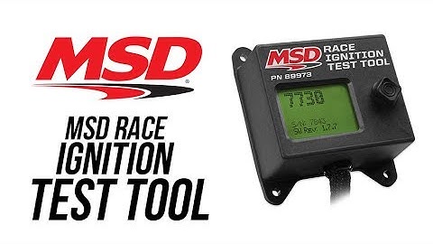 MSD Race Ignition Test Tool