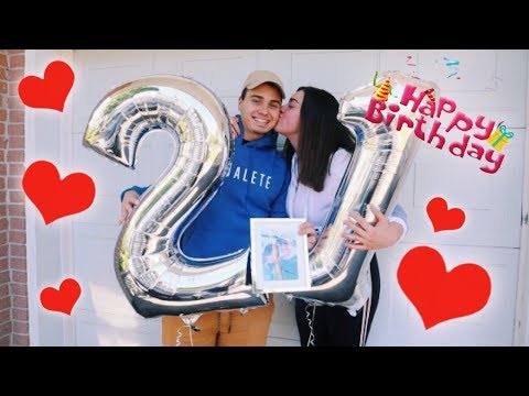 HIS BIRTHDAY SURPRISE | 21st Birthday Vlog *he'll never forget this*