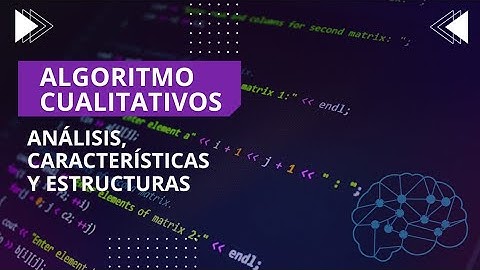 Algoritmos Cualitativos