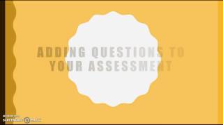 Building Assessments within your Blackbaud Course Page
