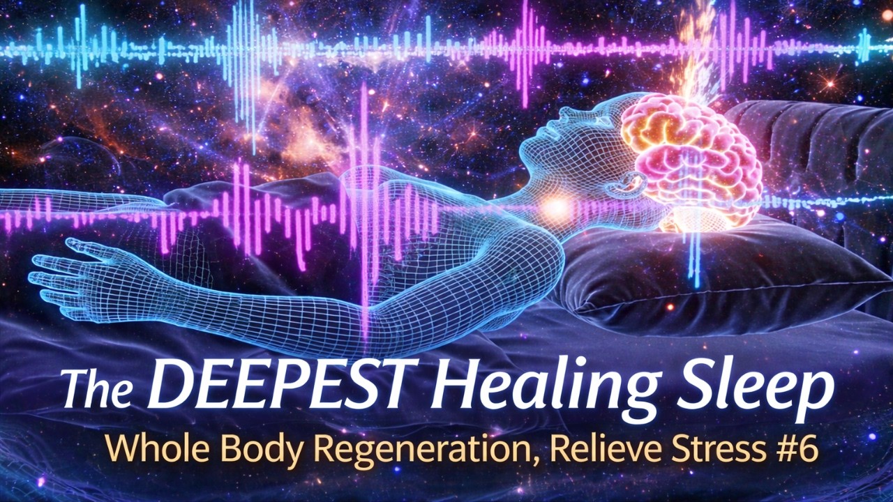 432Hz + 528Hz + 741Hz | Deepest Healing Sleep, Stress Relief ...