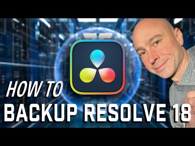 How to BACKUP & RESTORE Your DaVinci Resolve 18 DATABASE - PROJECTS - TIMELINES - MEDIA class=