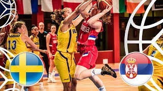 Sweden v Serbia - Class Game 9-16 - Full Game