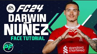 EA FC DARWIN NUÑEZ 24 FACE -  Pro Clubs Face Creation - CAREER MODE - LOOKALIKE LIVERPOOL