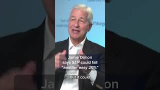 Jamie Dimon says S&P could fall 'another easy 20%' #Shorts screenshot 1