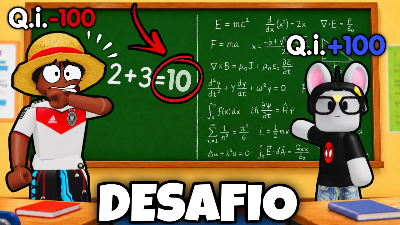 🤓QUEM É MAIS INTELIGENTE NO ROBLOX? DESAFIO DE Q.I. COM O LARRYZINHO!