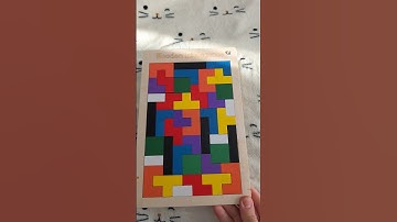 💝Satisfying tetris puzzle game ➰️ #satisfying #games #puzzle #tetris #fun