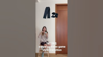 Swipe Up Video Game Style Transition RESULTS- Try this for your outfit reel/tiktok | Mobile Editing
