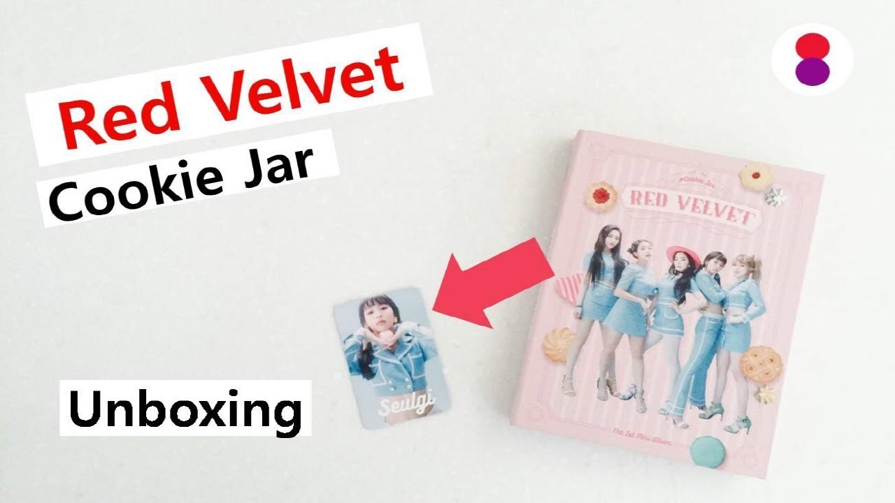 레드벨벳 언박싱 Unboxing Red velvet cookie jar 1st mini japan