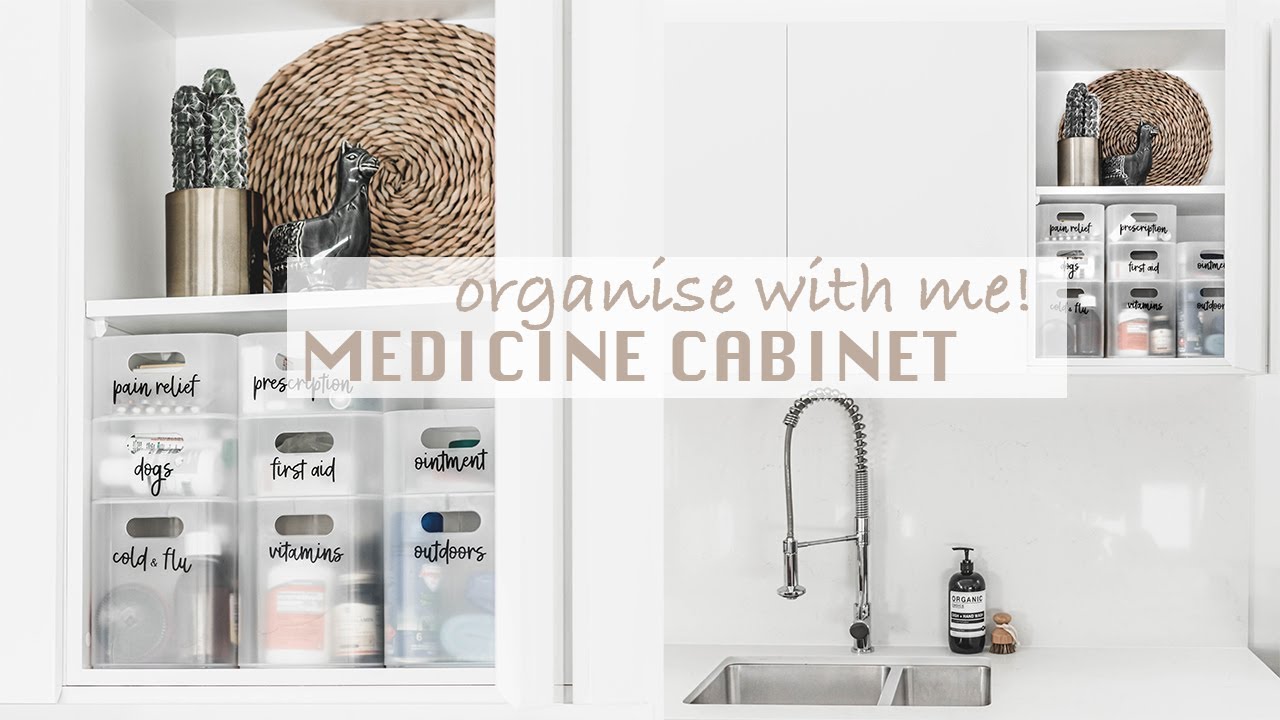 Medicine Cabinet Organisation | Organise With Me | Medicine Cabinet