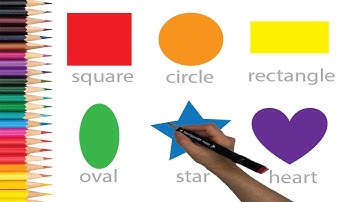 도형 놀이ㅣ크레용으로 도형 따라 끄리며 함께 읽기ㅣDraw the shapes and read them in english