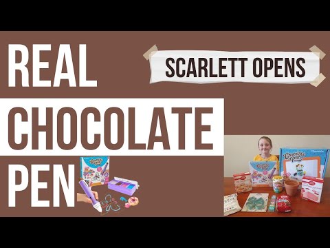 Scarlett Opens Her Chocolate Pen Box