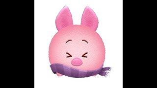 技滿第一次試玩！Disney Line Tsum Tsum 抖抖小豬Shivering Piglet Skill 6 Level 1 Winnie  The Pooh 小熊維尼