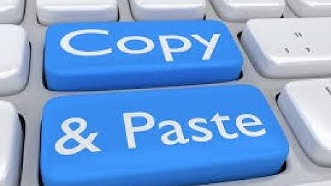 How to Copy and Paste in Google Docs