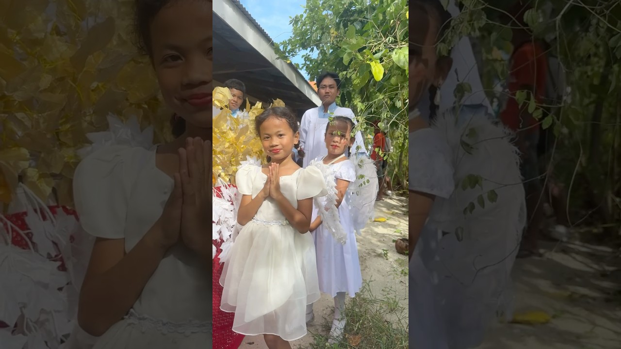 Malapascua Sunday, every kid on the island. 