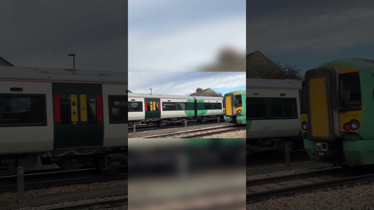 2025-01-10 Southern 377 619 Approaching West Croydon 