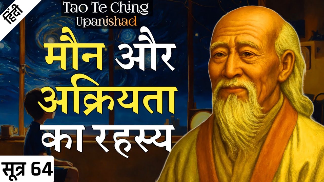 Lao Tzu : The Power Of Stillness & Silence | Tao Te Ching Upanishad | SUTRA 64.
