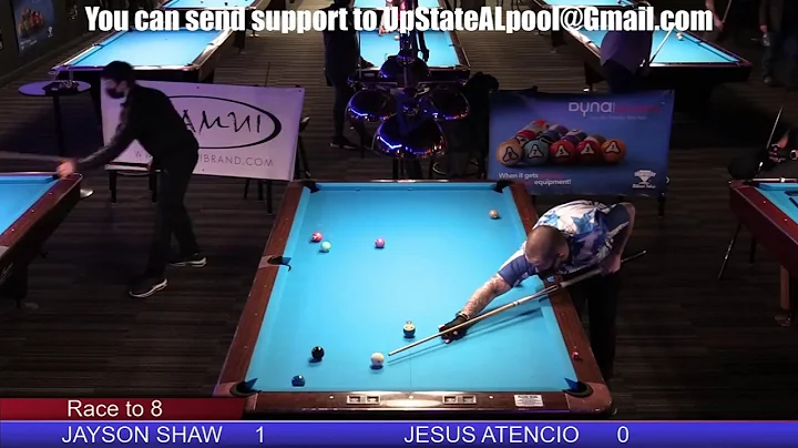 US 1 Billiards February Pro Am - Jayson Shaw vs Je...