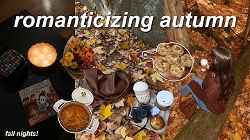 Romanticizing autumn 🍂🕯️: cozy fall night routine, peaceful days at home & baking