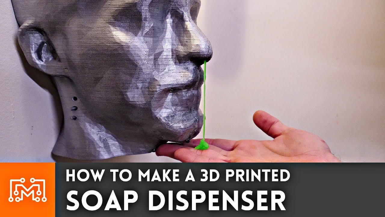 How to Make a 3d Printed Soap Dispenser I Like To Make Stuff YouTube