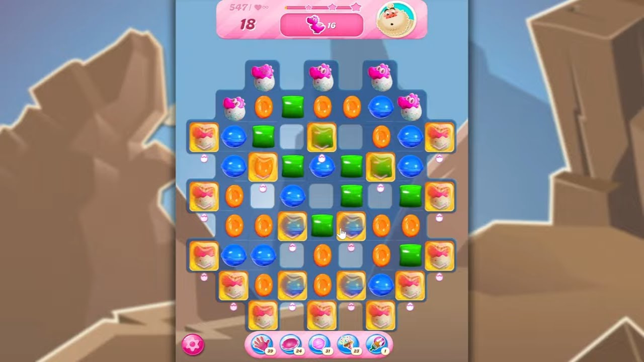 Candy Crush Saga LEVEL 547 NO BOOSTERS (new version)🐟☑️