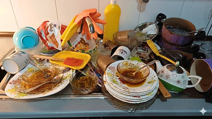 Dishwashing ASMR No Talking | Natural Water & Sink Sounds