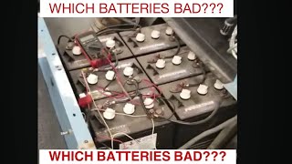 Test golf cart batteries & Find bad one!!!!